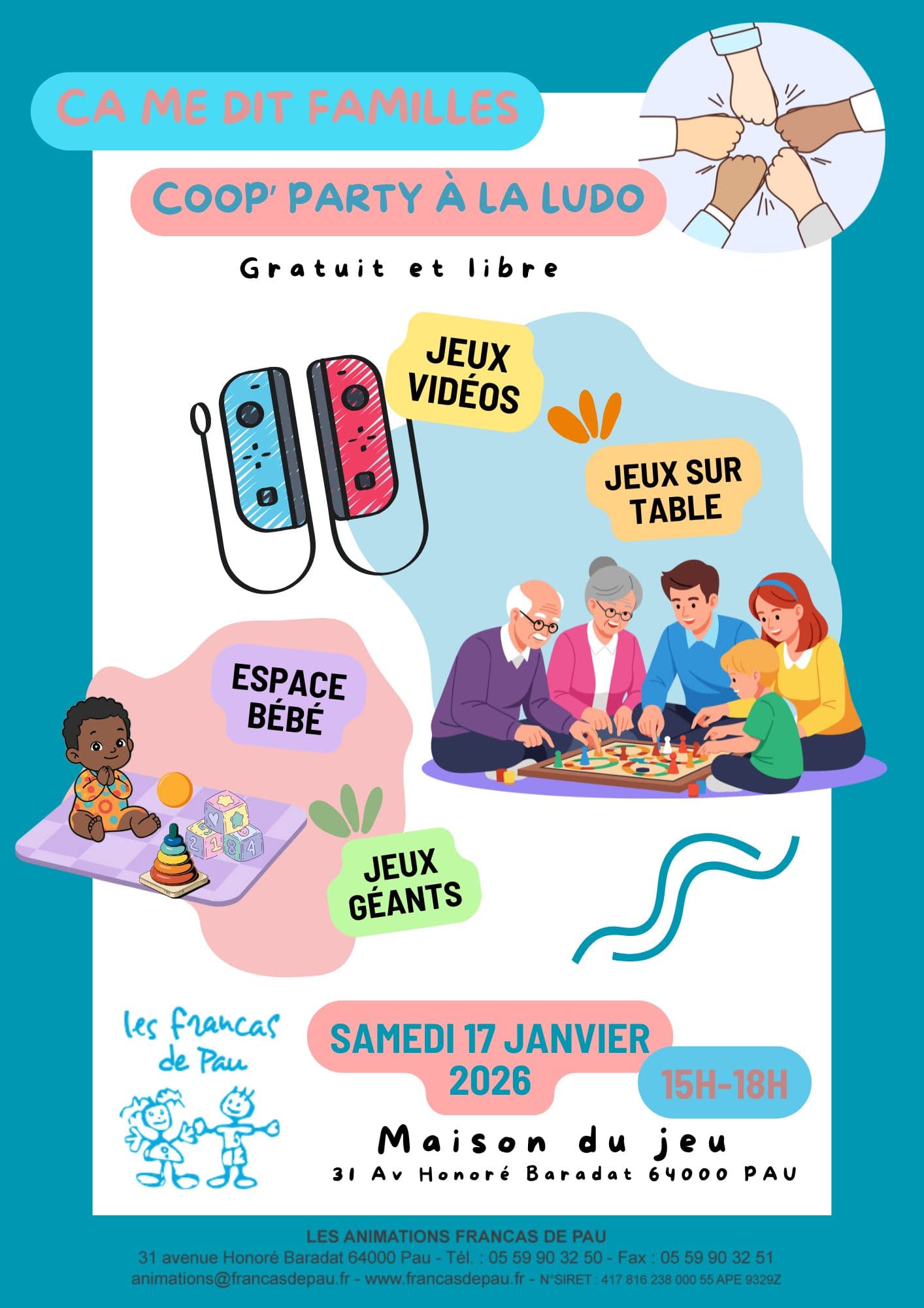 Ludothèque Les Milles Et Uns Jeux à PAU